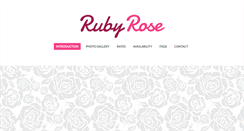 Desktop Screenshot of bbwbustyruby.com